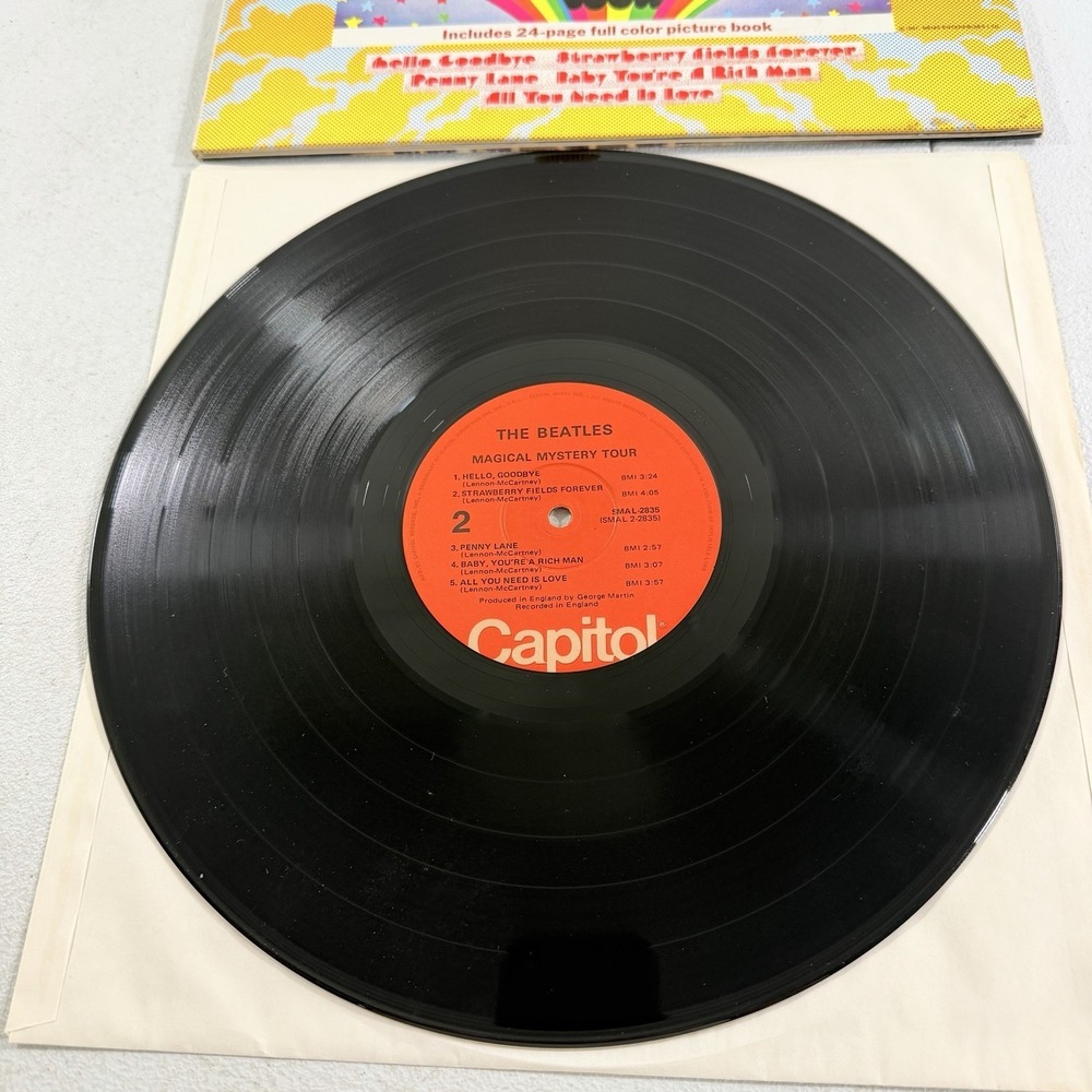 Beatles Magical Mystery Tour SMAL-2835 Stereo Capital Records 1967 LP Vinyl EX - Picture 4 of 13